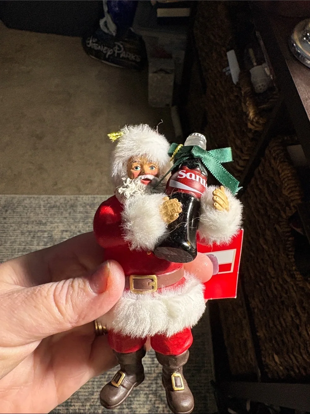 Lot of Coca-Cola, Santa Claus Christmas ornaments please look!